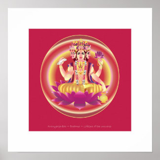 hiranyaGarbha ~ Brahma ~ scheppingsgod Poster