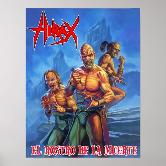 HIRAX_El_Rostro_de_la_Muerte_Poster Poster (Voorkant)