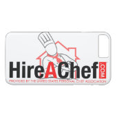HireAChef.com iPhone 7 plus hoesje (Achterkant (Horizontaal))