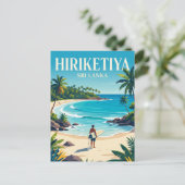 Hiriketiya-baai Sri Lanka Briefkaart (Staand voorkant)