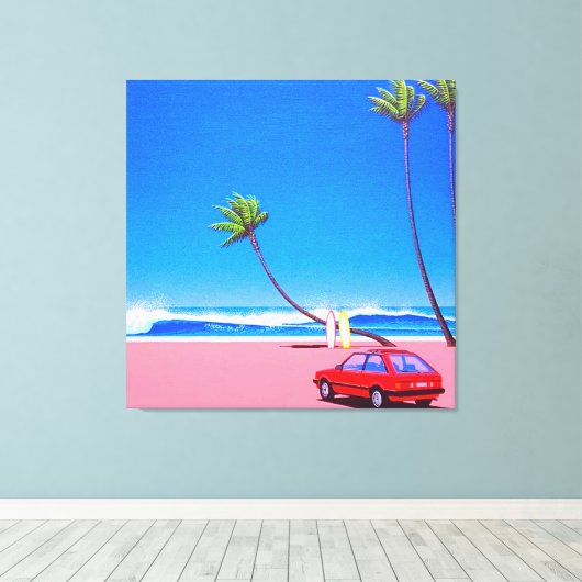Hiroshi nagai art canvas afdruk (Insitu (Houten vloer))
