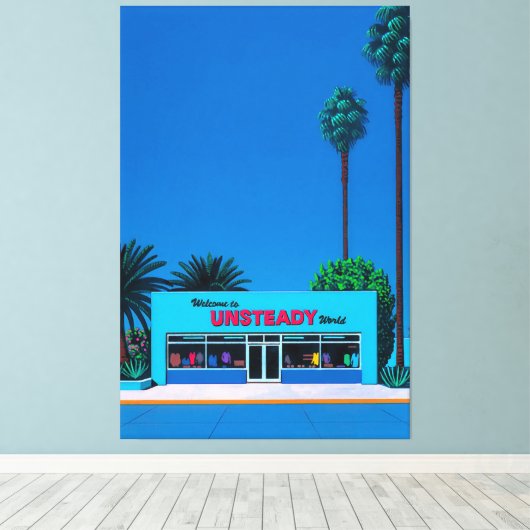 Hiroshi Nagai Canvas Afdruk (Insitu (Houten vloer))