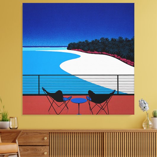 hiroshi nagai canvas afdruk (Insitu (Woonkamer))