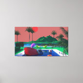 hiroshi nagai canvas afdruk (Voorkant)