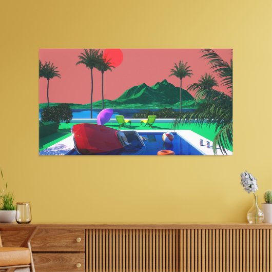hiroshi nagai canvas afdruk (Insitu (Woonkamer))
