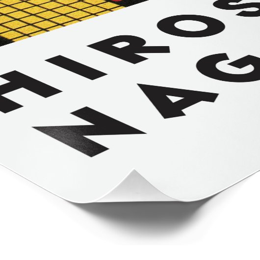 Hiroshi Nagai Inspired City Pop Travel Poster (Hoek)