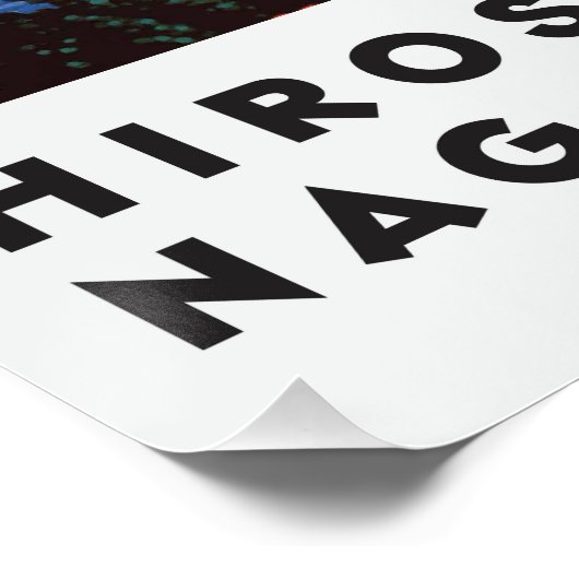 Hiroshi Nagai Inspired Ocean Wave Retro Art Print Perfect Poster (Hoek)