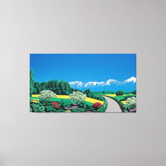 hiroshi nagai kunstschilderijen canvas afdruk (Voorkant)