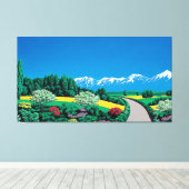 hiroshi nagai kunstschilderijen canvas afdruk (Insitu (Houten vloer))