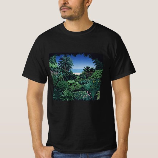 Hiroshi nagai prints t-shirt (Voorkant)