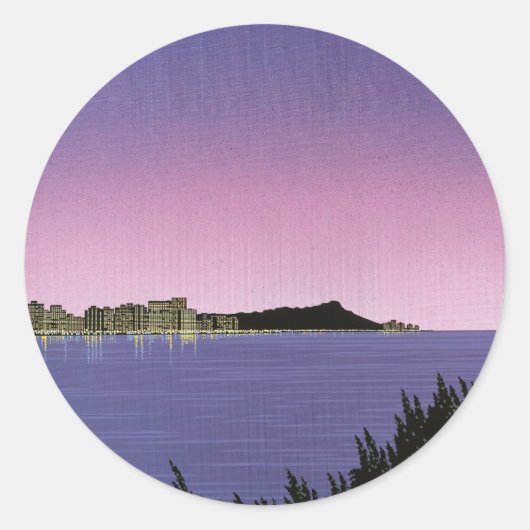 Hiroshi Nagai Ronde Sticker (Voorkant)