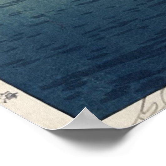 Hiroshi Yoshida Hikaru umi Poster (Hoek)