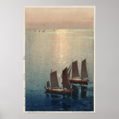 Hiroshi Yoshida Hikaru umi Poster (Voorkant)