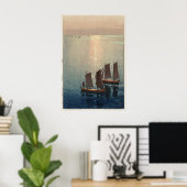 Hiroshi Yoshida Hikaru umi Poster (Thuiskantoor)