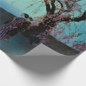 Hiroshi Yoshida Kumoi Cherry Trees Cadeaupapier (Hoek)