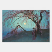 Hiroshi Yoshida Kumoi Cherry Trees Wrapping Paper (Voorkant 3)