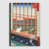 Hiroshige - Asakusa Rijstvelden Magnetische Kaart (Voorkant)