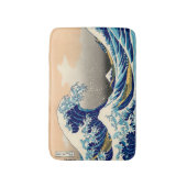 Hiroshige de Grote Golf van Kanagawa Badmat (Voorkant Verticaal)