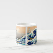 Hiroshige de Grote Golf van Kanagawa Espresso Kop (Voorkant)