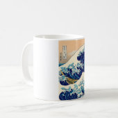 Hiroshige de Grote Golf van Kanagawa Koffiemok (Voorkant links)
