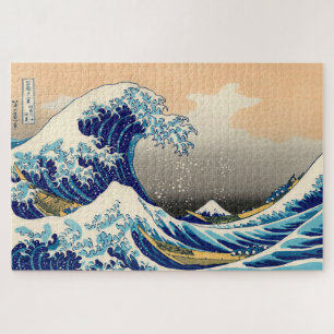 Hiroshige de Grote Golf van Kanagawa Legpuzzel