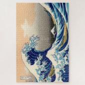 Hiroshige de Grote Golf van Kanagawa Legpuzzel (Verticaal)