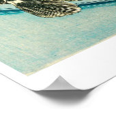 Hiroshige - De Koi Fish Poster (Hoek)