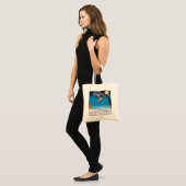 Hiroshige Eagle Canvas tas (Voorkant (model))