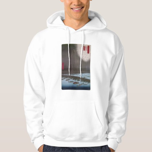 Hiroshige: Edo Uitzicht, 1858 Hoodie (Voorkant)