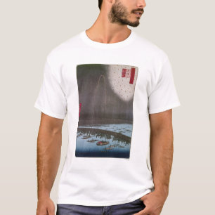 Hiroshige: Edo Uitzicht, 1858 T-shirt
