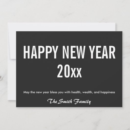 Hiroshige - Happy New Year / Evening Snow Kanbara Feestdagenkaart (Achterkant)