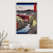 Hiroshige Inume Pass in de provincie Kai Poster (Keuken)