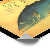 Hiroshige is een show van Japanse visafdrukken Poster (Hoek)