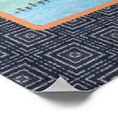 Hiroshige Koi Japanese Ukiyo-e Art Poster (Hoek)