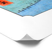 Hiroshige Koi Suido Bridge Japanse Ukiyo-e Art Poster (Hoek)