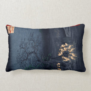Hiroshige Midnight bij Changing Tree Japans Kussen