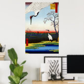 Hiroshige Minowa, Kanasugi, Mikawashima Poster (Thuiskantoor)