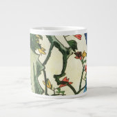 Hiroshige Moon over een waterval Japanse fijne kun Grote Koffiekop (Voorkant)