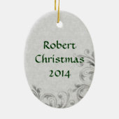 Hiroshige Mt. Fuji Japans kerstfeest Keramisch Ornament (Achterkant)