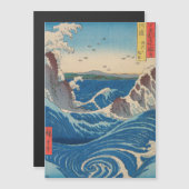 Hiroshige - Naruto Whirlpool, Awa Magnetische Kaar (Voorkant / Achterkant)