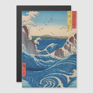 Hiroshige - Naruto Whirlpool, Awa Magnetische Kaar