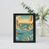 Hiroshige Navaro Rapids Briefkaart (Staand voorkant)