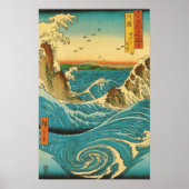 Hiroshige Navaro Rapids Poster (Voorkant)
