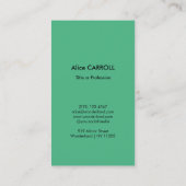 Hiroshige - Otsuki-plein in de provincie Kai - QR- Visitekaartje (Achterkant)