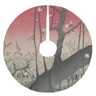 Hiroshige Pruimenlandgoed Kameido: Antieke Japanse Kerstboom Rok