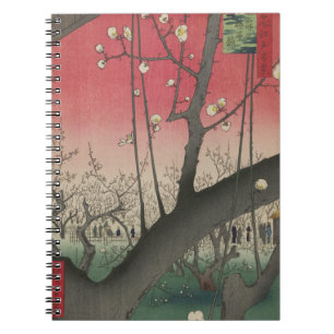 Hiroshige Pruimenlandgoed Kameido: Vintage Japans Notitieboek