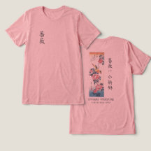 Hiroshige Roos en Kwikstaart Japanse Kunst Roze