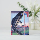 Hiroshige Suidobashi Briefkaart (Staand voorkant)
