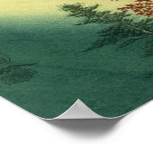 Hiroshige - Sunset Hill, Meguro in de oostelijke h Poster (Hoek)