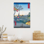 Hiroshige - Teahouse in Zōshigaya Poster (Keuken)